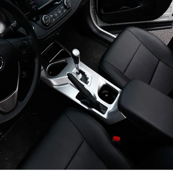 Toyota RAV4 LHD 2016 2017 2018 Centrinio Bendrą Pavarų Perjungimo Langelį Padengti Vidaus Vandens Puodelį Skydelis, Apdaila, ABS Chrome 