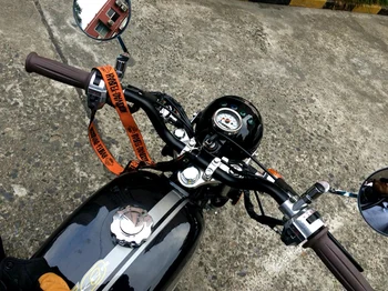 Universalus 22mm Rankenos Paspirtukas Moto 67 cm Ilgio Rankena Juosta Motociklo Rankenos už Kavinė Harley Yamaha Honda Suzuki Motociklas