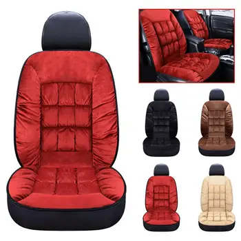 Universalus Automobilių Sėdynių užvalkalai Raštas Raudona Medvilnės Pliušas Automobilio Interjero Aksesuarų Pagalvėlė Stiliaus Žiemos Automobilių Trinkelėmis Sėdynės Padengti 110*50cm