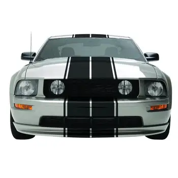 Universalus Lenktynių Stiliaus Dual Ralio Juostelės Grafika Vinilo Lipdukai Mustang GT Stiliaus Automobilio viso Kūno Lipdukas 6723