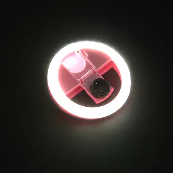 USB LED Grožio Užpildyti Šviesos Papildomas Apšvietimas Nakties Tamsa Selfie Stiprinti telefono mokestis Selfie Žiedas Šviesos ringlight