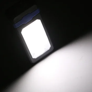 USB Įkrovimo LED Saulės Žibintuvėlį, Fakelą, Magnetinis Stovas Darbą Šviesos COB Lanterna Built-in Baterijos Saulės Žibintuvėlis Lauko