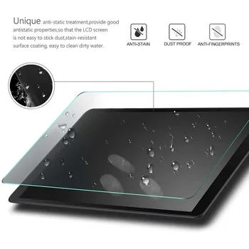 Už Alcatel A3 10 Tabletė Grūdintas Stiklas Screen Protector 9H Premium Atsparus Įbrėžimams, Anti-pirštų atspaudų HD skaidri Plėvelė Dangtis 25093