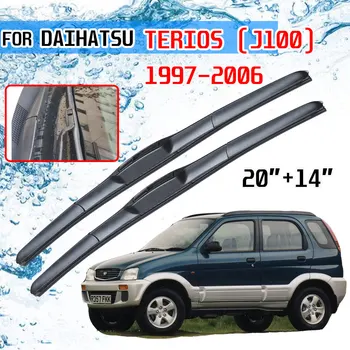 Už Daihatsu Terios Bego Toyota Rush 1997~2006 J100 Priedai Priekinio stiklo Valytuvų Mentės Šepečiai Valytuvai Automobilių 1998 1999 2000