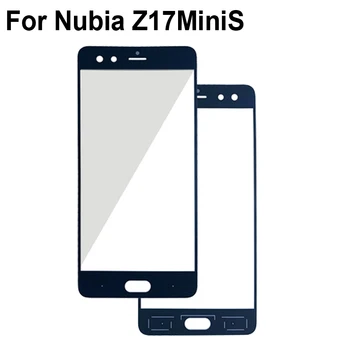 Už Nubija Z17MiniS NX589J Priekinės Stiklo Objektyvas lietimui Ekranas Nubija Z17 Mini LCD Touch Stiklo NX589J Remontas, Dalys