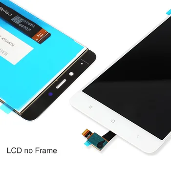 Už Xiaomi Redmi Pastaba 4X 4GB 64GB MTK LCD Ekranas Jutiklinis Ekranas skaitmeninis keitiklis komplektuojami su Rėmo Pakeitimas, Remontas, Dalys