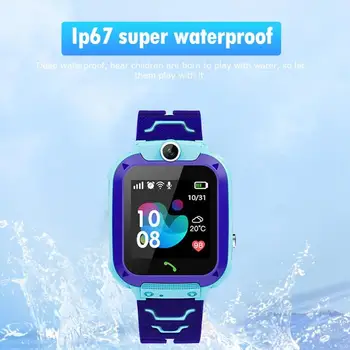 Vaikų Spalvų Ekrano Nešiojami Smart Elektronika Žiūrėti Telefonas Yra atsparus Vandeniui Ir Anti-lost Saugaus Kelio Padėties nustatymo Smart Laikrodžiai