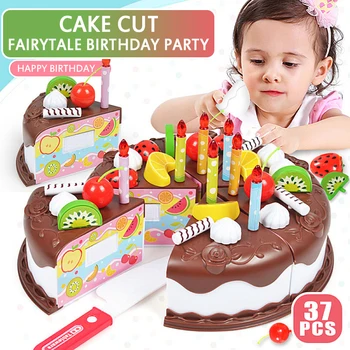 Vaikų virtuvės Žaislai, mergaičių Pyragas Maisto 