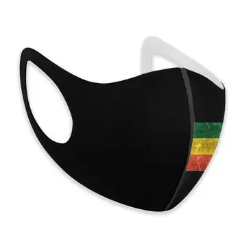 Vaikų, Vyrų, Moterų Veido Kaukė Derliaus Metų Ir Subraižyti Etiopijos Vėliava Plaunamas Audinys Mondkapjes Masbaar Virusas veido kaukė dizaineris 32688