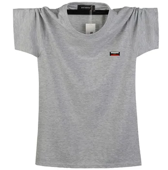 Vasaros 2021 Prekės ženklo Drabužių 5 Spalvos vyriški Marškinėliai Vyrams Mados Tshirts Fitneso Atsitiktinis Viršų Tees Kietas Grynos Medvilnės Dideli Ūgio 5xl 6xl