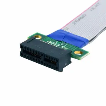 VIESULAS.CK PCI Expres x1 PCI-E Riser Card Extender Pratęsimo Juostelė Flex Persikelti Kabelis 6206