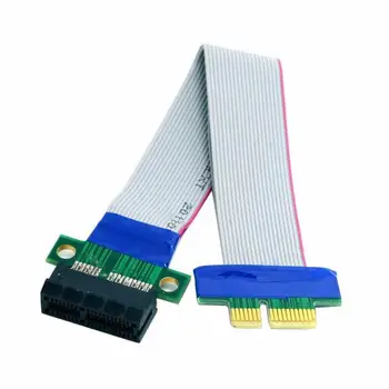 VIESULAS.CK PCI Expres x1 PCI-E Riser Card Extender Pratęsimo Juostelė Flex Persikelti Kabelis