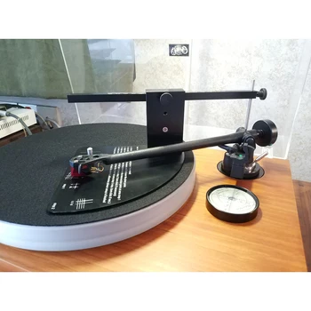 Vinyl turntable padarinių valdovas Tonearm ir šovinių poziciją, ratų bazė koregavimo įrankis T0030