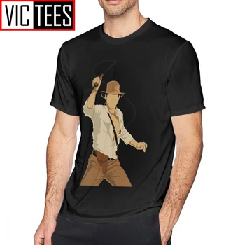 Vyrai Indiana Jones T Shirts Laimės Ir Šlovės T-Shirt Mados Medvilnės Marškinėliai, Nuostabus Vyrai Grafinis 5x Marškinėlius