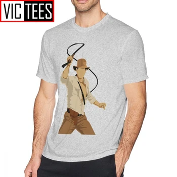 Vyrai Indiana Jones T Shirts Laimės Ir Šlovės T-Shirt Mados Medvilnės Marškinėliai, Nuostabus Vyrai Grafinis 5x Marškinėlius
