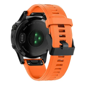 Watchband Garmin Fenix 6X 6 6S Pro 5X 5 5S Plius 3 HR 20 22 26 mm Greitas Spaudai Silikono Žiūrėti Juosta Easyfit Riešo Juostos Dirželis