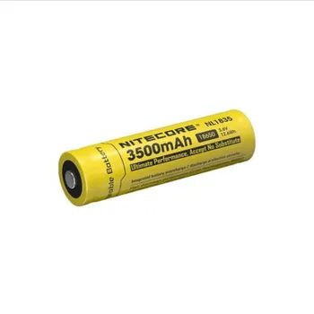 Wholesal Nitecore NL1835 18650 3500mAh(nauja versija NL1834), 3,7 V 12.6 Wh Li-on Baterija aukštos kokybės apsauga