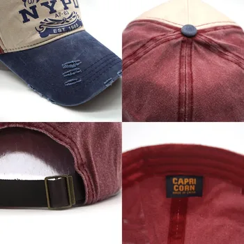 Wholsale snapback cap Laiško Stiliaus NYPD beisbolo kepuraitę įrengtas skrybėlių Mados Atsitiktinis dangtelis skydelis plauti dangtelį vyrams, moterims, unisex Gorras