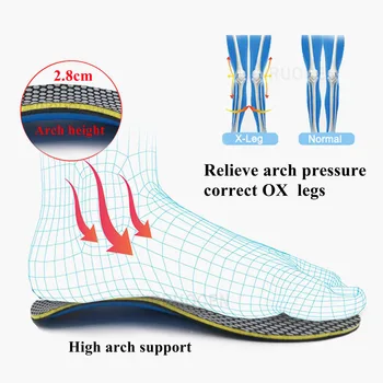 WINRUOCEN EVA orthotics Aukštos kokybės 3D Arka parama Unisex Moterims / Vyrams Pėdų skausmas Sporto Batų Padas Įterpti Vienodo Kojų Pagalvėlės
