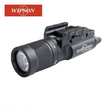 WIPSON X300V Žibintuvėlis atsparus Vandeniui Ginklas Šviesos pistoletas Pistoletas Lanterna Šautuvas Picatinny Weaver Mount Medžioklės