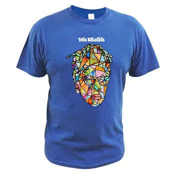 Wiz Khalifa Marškinėliai vis Dar Wiz Albumą Saga Wiz Khalifa Marškinėlius Amerikiečių Reperis Medvilnės, Aukštos Kokybės Trišakis Viršūnės