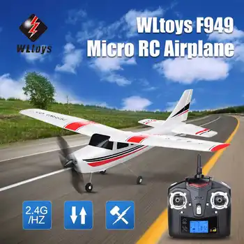 Wltoys F949 RC Airplans 3CH 2.4 Ghz Micro RC Modelis Lėktuvas RTF Kairėje Throllte Mode 2 RC Lėktuvų modelių Žaislai Vaikams