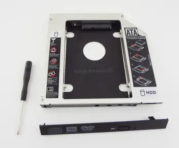 WZSM Naujas 2 HDD SSD Kietąjį Diską Caddy Adapteris Asus N55E N55SF N75E N75S N75SF N55SL Nuimamas Faceplate 8183