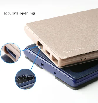 X-Lygio Knyga Odos Flip Case Cover For Samsung Galaxy Note, 10 ir 9 Fibcolor Ultra plonas X Lygio Piniginės TPU Note10
