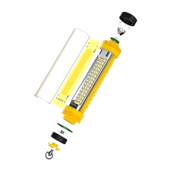XANES X6 XPG+COB Tipas-C USB Įkraunamas LED Žibintuvėlis Dvigubas Magnetas Kabinti Kablys Darbo Žibintas Įkrovimo Šviesos Fakelas Žibintų