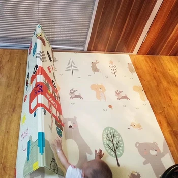 Xpe Įspūdį Sulankstomas Kilimėlis Baby Žaisti Mat Švietimo Vaikų Kilimas vaikų Darželio Laipiojimo Mygtukai Vaikams Kilimas Activitys Žaidimas Žaislai