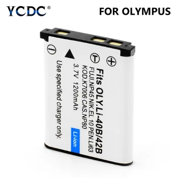 YCDC Li-40B/42B 1200mAh Baterija Olympus IR-300 SP-700 TG-310 VR-330 FE-150 Nikon EN-EL10, Skirtas Fuji NP45
