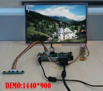 Yqwsyxl Kontrolės Valdyba Stebėti Rinkinys CLAA156WA01A HDMI + DVI + VGA LCD LED ekrano Valdiklio plokštės Tvarkyklės