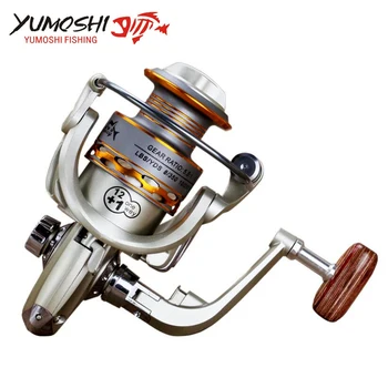 Yumoshi DX 1000 - 7000 13BB 5.5 : 1 Žvejybos Ritės Varantys Metalo Verpimui Ritės Žvejybos Ritės Karšto pardavimo, Žvejybos įrankiai, Žvejybos