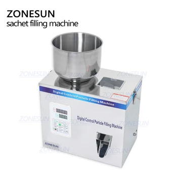 ZONESUN Arbatos pripildymo mašina Naujo tipo 1-100g arbatos svėrimo mašinų grūdų medicinos sėklos, druska, Stelažai pakavimo mašina miltelių užpildu