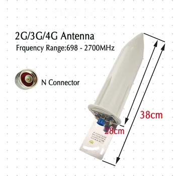 ZQTMAX 30dBi Omni antena 2G 3G 4G korinio ryšio, kartotuvų GSM, UMTS, LTE Mobiliojo ryšio Signalo Stiprintuvas interneto stiprintuvas+laidas