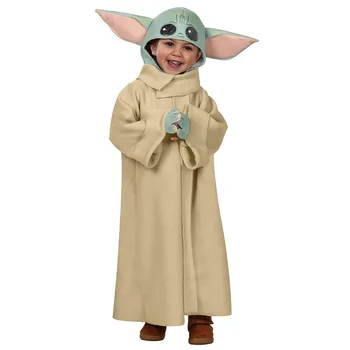 Į Mandalorian Kūdikių Yoda Jedi master svetimų cosplay kostiumas striukė Mielas Yoda Kūdikių Veiksmo Filmas 