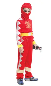 Šanchajaus Istoriją, Helovyno Cosplay Raudona ninja kostiumas Helovinas kostiumas šalis žaidimo našumą drabužiai vaikams