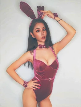 Švelnus Rabbit Seksualus Žaisti Bunny Mergina Roleplay Erotinis Seksualus Apatinis Trikotažas Vienodas Anime Cosplay Jumpsuit Ddlg Naktį Dėvėti Katytė Kostiumas Maid 734