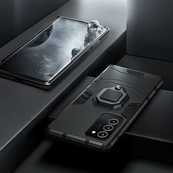 Žiedas Turėtojas Patikima Šarvai Telefono dėklas, Skirtas Samsung Note 20 Plus Dangtelis Tinka Magnetinio Automobilių Mount 