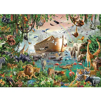 Žinomų tapybos Nojaus Arka 4000 vienetų suaugusiųjų įspūdį išskleidimo švietimo žaislas vaikams, dovana, papuošalai super sunku eilutę nr.