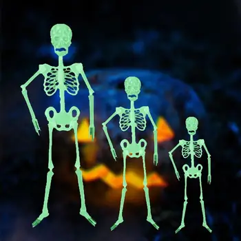 Žėrintis 2D Žėrintis Skeletas Helovinas Dekoro Naują Kalėdų Buveinės Šalies Dydį Mados 150cm/90cm/30cm Skeletas Helovinas
